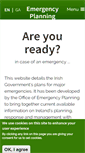Mobile Screenshot of emergencyplanning.ie